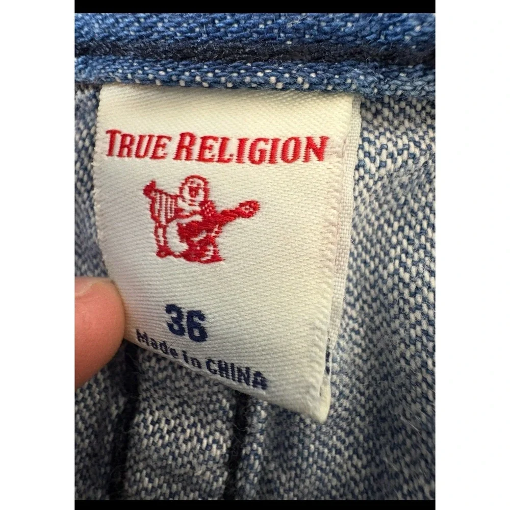 Vintage True Religion Jeans World Tour Mens 36 Straight